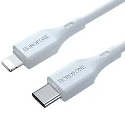 Кабель PD Borofone BX49 Type-C to iPhone 20 W 1 метр білий