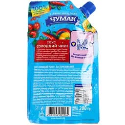 Соус Чумак Солодкий чилі 200 г (762027) - мініатюра 2