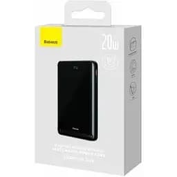 Портативна батарея Baseus PPCX000001 Magnetic Bracket Wireless Fast Charge 10000mAh 20W синя PPCX000003 - мініатюра 3