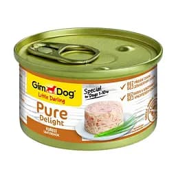 Вологий корм для собак GimDog LD Pure Delight 85 г (курка)