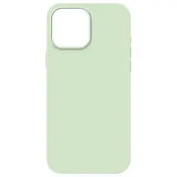 Силиконовый чехол с MagSafe для Apple iPhone 15 Pro Max, ICON2 MagCase, зеленый, противоударный, панель с мягкой подкладкой, защита всего корпуса, поддержка беспроводной зарядки, совместим с защитными стеклами и пленками, ArmorStandart (ARM77014)