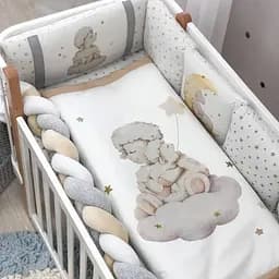 Комплект для новонародженого із захистом та ковдрою Happy Day Детский pbe0050002 - мініатюра 3
