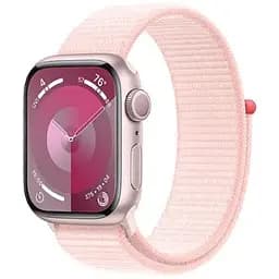 Смарт-часы Apple Watch Series 9 GPS 41mm Pink Aluminum Case w. Light Pink S. Loop MR953