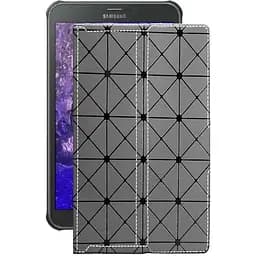 Чехол StatusCASE из экокожи для планшета Samsung Galaxy Tab Active 8.0 (T365) Серый ромб