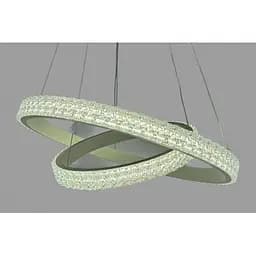 Підвісна люстра LED у спальню Linisoln 1956-60x40 WH метал, акрил, діаметр 60x40 см, висота 50-120 см, потужність 80 Вт, - мініатюра 4
