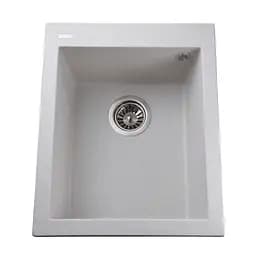 Гранитная мойка Globus Lux Lama жемчужный 410x500 мм, Серый