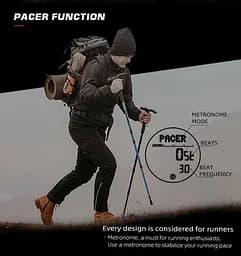 Тактичний військовий годинник North Edge ALPS Carbon Fibre чоловічий сірий - мініатюра 5