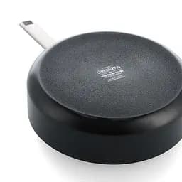 Сотейник з кришкою GreenPan Evolution 26 см 3,7 л з керамічним покриттям чорний (CC007086-001) - мініатюра 2