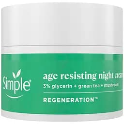 Крем нічний Simple Age Resisting Night Cream Regeneration проти вікових змін 50 мл