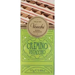 Шоколад молочний Venchi Cremino з фісташковою пастою 110 г (765452)