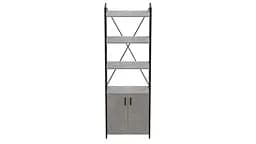 Етажерка 4/60 Ferrum-decor Серії Конект з тумбою 179x60x28 Чорний ДСП Бетон (FRD-104490) - мініатюра 4