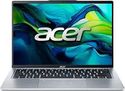Ноутбук Acer Swift Go 14 SFG14-73T 14' WUXGA IPS Touch, Intel U7-155H, 32GB, F1TB, UMA, Win11, серебристый (NX.KSMEU.002)