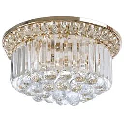 Люстра Brille потолочная торт с подсветкой LED E14 40W Glass (BCL-610C/3)