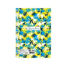 Блокнот Ukraine А5 АП-1901-4, 40 сторінок, пружина збоку