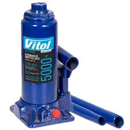 Домкрат гідравлічний телескопічний Vitol 5т 216-413 мм 4.35 кг в коробці (DB-05004)