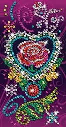 Набір для творчості Picture Art Троянда 15*29см Sequin Art det0017607
