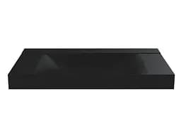 Умивальник Miraggio FLY 1000 BLACK (8813463) Mirasoft, Матовий, Підвісний/Врізний, Чорний - мініатюра 3