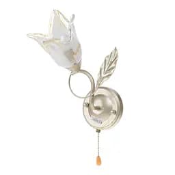 Бра Brille BKL-189W/1 E14 настінне накладне з вимикачем флористика