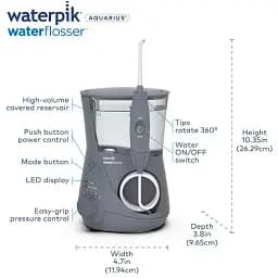 Іригатор Waterpik Modern WP-667 Grey Aquarius [67751] - мініатюра 10