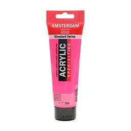 Фарба акрилова Amsterdam 384, Дзеркальний рожевий 120 мл