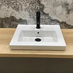 Умивальник VBI Acquaro white врізний VBI-018057, Білий - мініатюра 3