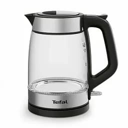 Електрочайник Tefal Glass Kettle 1.7 л скло з підсвіткою чорно-срібний kuh0015297 - мініатюра 2