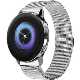 Металлический ремешок Watchbands Milanese Loop для Samsung Galaxy Watch Active серебряный (WB0012MILANSESILVERA)