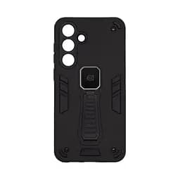 Чехол для Samsung Galaxy S25 FE 5G, Proover, черный, с подставкой и магнитом, противоударный, ударопрочный, бронированный, панель-накладка, защита всего корпуса, термополиуретан (TPU) + поликарбонат (PC), ArmorStandart (ARM86425)