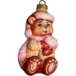 Ялинкова прикраса Різдвяні історії Мама-ведмедиця скло (4820001154757)