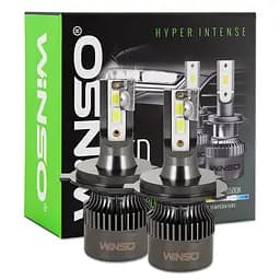 Автолампа Winso LED H4 12/24V 50Вт 5000Лм 6500K CSP3570 2шт(794400)