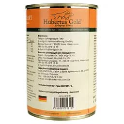 Вологий корм для цуценят Hubertus Gold Курка з картоплею і морквою 400 г - мініатюра 4
