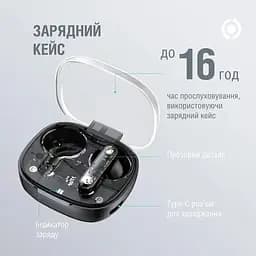 Навушники Piko TWS-SimpleMe TWS Black - мініатюра 3
