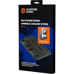 Зарядна станція CANYON CS-5 PS5 Charger Stand Black для PS5 (CND-CSPS5B) - мініатюра 4