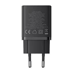 Мережевий зарядний пристрій Baseus Cube Fast Charger C+U 30W EU чорний P10111404113-00 - мініатюра 2