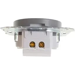 Розетка Brille WB-2USB Grey (42-292) - мініатюра 2