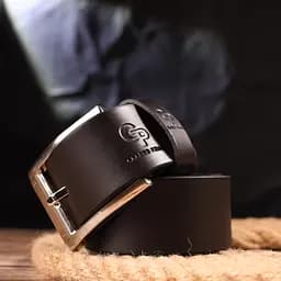 Ремінь шкіряний Grande Pelle чоловічий 3,8х120 см acs0024547 - мініатюра 8