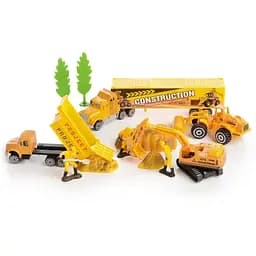 Ігровий набір Будівельники. Екскаватор з вантажівкою та фігурками IM283