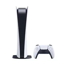 Консоль Sony PlayStation 5 Digital Edition 825GB White + Геймпад бездротовий DualSense White + гарантія Б/В