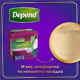 Поглинаюча урологічна нижня білизна Depend Normal для жінок L 9 шт  - мініатюра 6