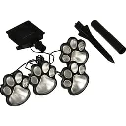 Набір із 4 сонячних світлодіодних декоративних світильників.