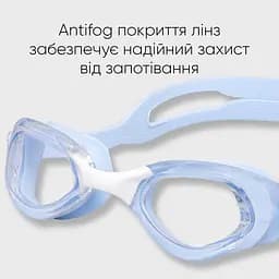 Підліткові (дорослі) Окуляри для плавання Renvo Mira JR Anti-fog Блакитний OSFM (2SG230-06) - мініатюра 6