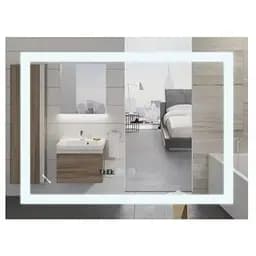 Дзеркало Mixxus Warm MR02-100x60 (годинник, LED-підсвічування, антизапотівання) (MI6003)