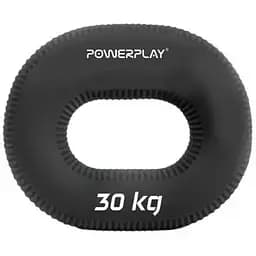 Еспандер кістьовий PowerPlay силіконовий PP-4336 Hand Grip Hard 30 кг Чорний (PP_4336_Black_30kg)