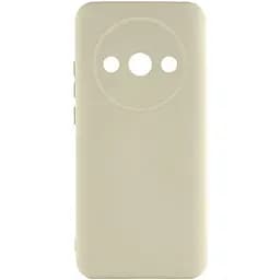 Чехол TPU GETMAN Liquid Silk Full Camera для Xiaomi Redmi A3 Песочный / Sand