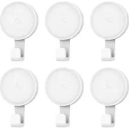 Набір настінних гачків Happy Life Small Hook 6 шт. White [26035]