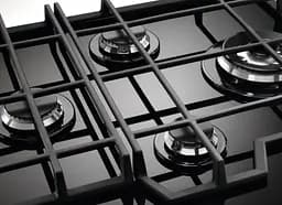 Варильна поверхня газова на склі Electrolux 60 см чавун чорний - мініатюра 9