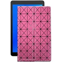 Чохол StatusCASE з екошкіри для планшету Alcatel 1T 10 (8082) 10.1 Рожевий ромб