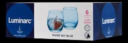 Набір склянок Maine Sky Blue 6х320 мл низька (V4588) Luminarc kuh0016603 - мініатюра 2