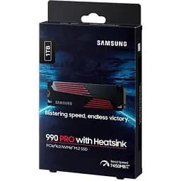 Накопичувач SSD M.2 2280 1TB 990 PRO with Heatsink Samsung (MZ-V9P1T0CW) - мініатюра 9