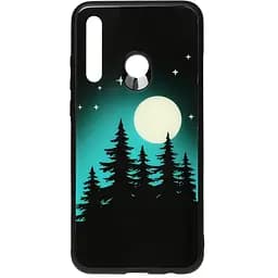 Чохол-накладка Toto Night Light Print Glass Case HuAwei P Smart+ 2019 Full Moon